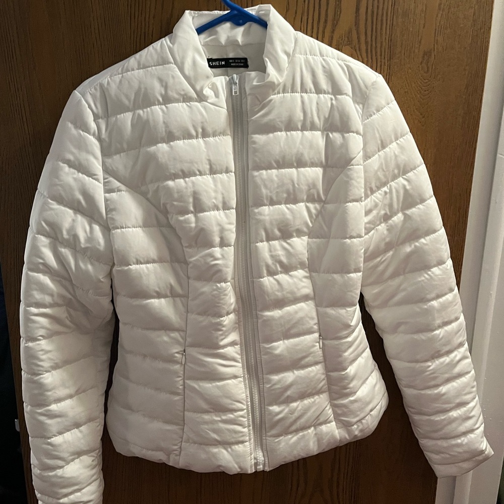 Shein Zip up puffer coat